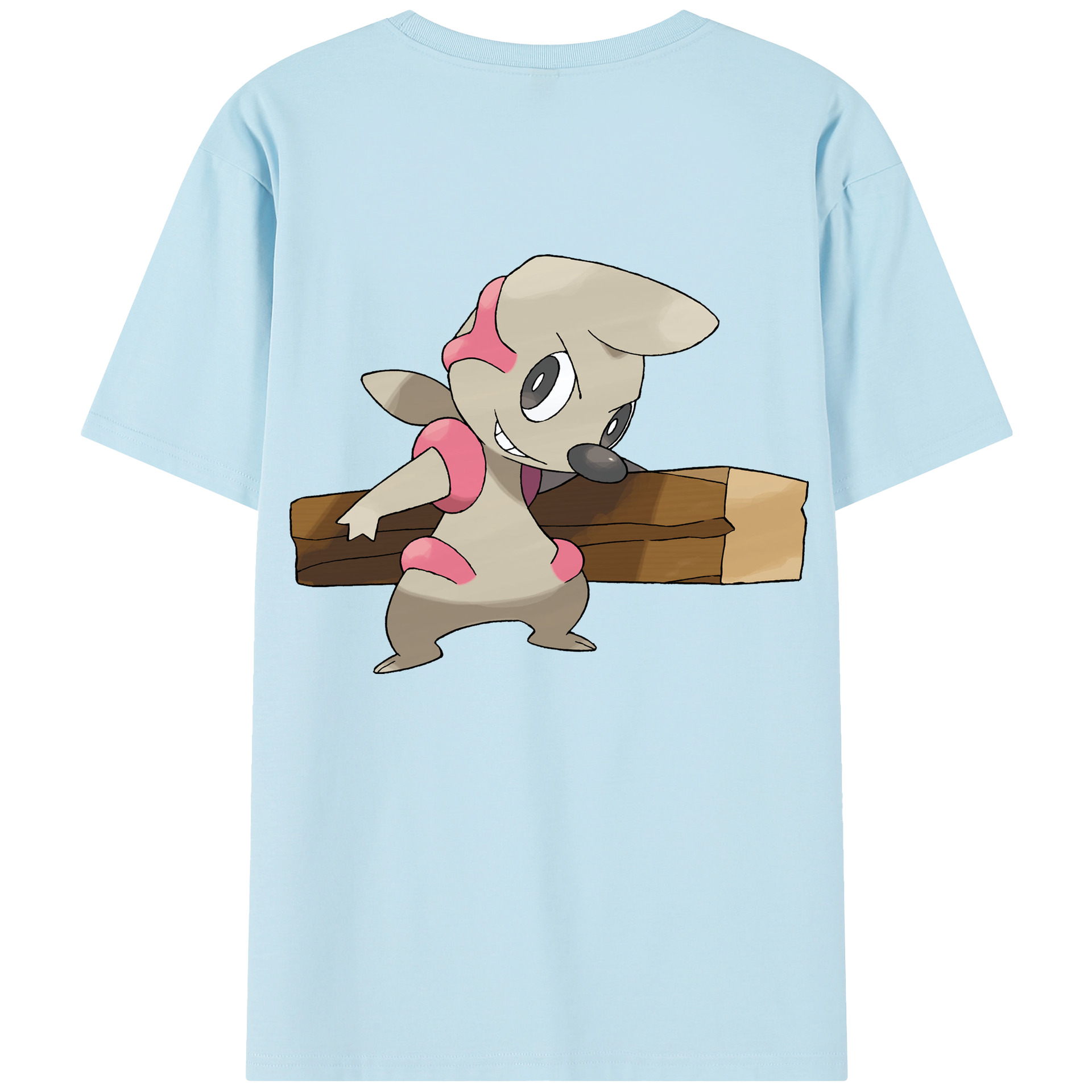 （画像用） ポケットモンスター Pokémon 綿100％半袖Tシャツ（背面プリント）